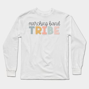 Marching Band Tribe Muted Pastels Long Sleeve T-Shirt